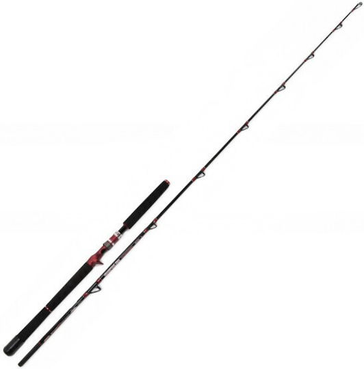 Oceanic Giant Tail Fishing Rod for Drop Guard Sinker / Trolling 2.1m With Mechanism 100-250gr + NOEBY JG 1500 Max Drag 15kg (Left)