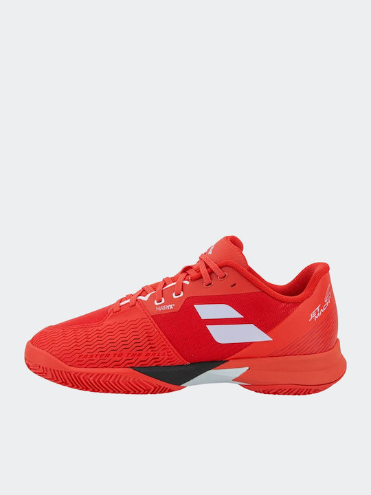 Babolat Jet Mach Ανδρικά Παπούτσια Τένις για Χωμάτινα Γήπεδα Λευκά