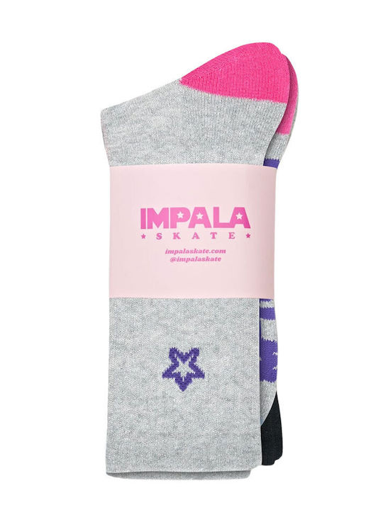 Impala Γυναικείες Κάλτσες Πολύχρωμες 3Pack