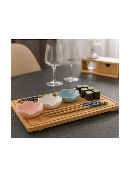 Excellent Houseware Πλατώ Σερβιρίσματος για Σούσι Ξύλινο 30x19.5εκ. 9τμχ Excellent Houseware Πλατώ Σερβιρίσματος για Σούσι Ξύλινο 30x19.5εκ. 9τμχ