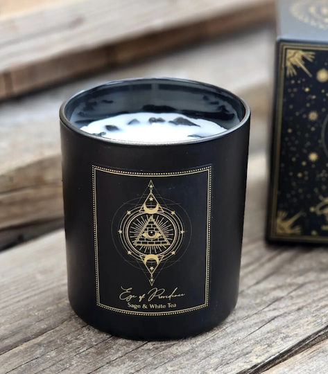 Κερί Επιθυμίας Eye Providence Manifestation Candle Φασκόμηλο & Λευκό Τσάι