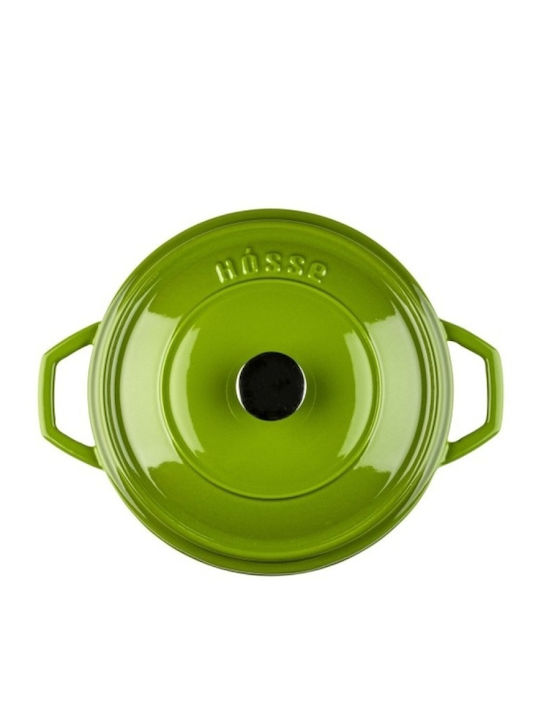 Hosse Tieftopf aus Gusseisen 2.61l / 20cm Grüne