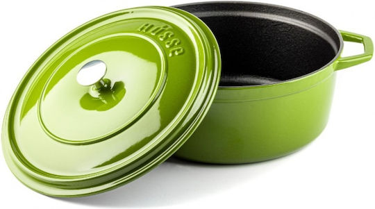 Hosse Tieftopf aus Gusseisen 6.1l / 28cm Grüne