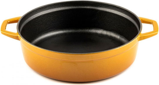 Hosse Βαθιά Κατσαρόλα από Μαντέμι 3.4lt / 28cm Κίτρινη