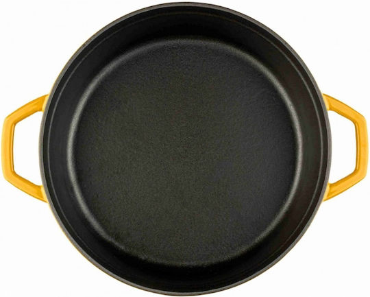 Hosse Βαθιά Κατσαρόλα από Μαντέμι 3.4lt / 28cm Κίτρινη