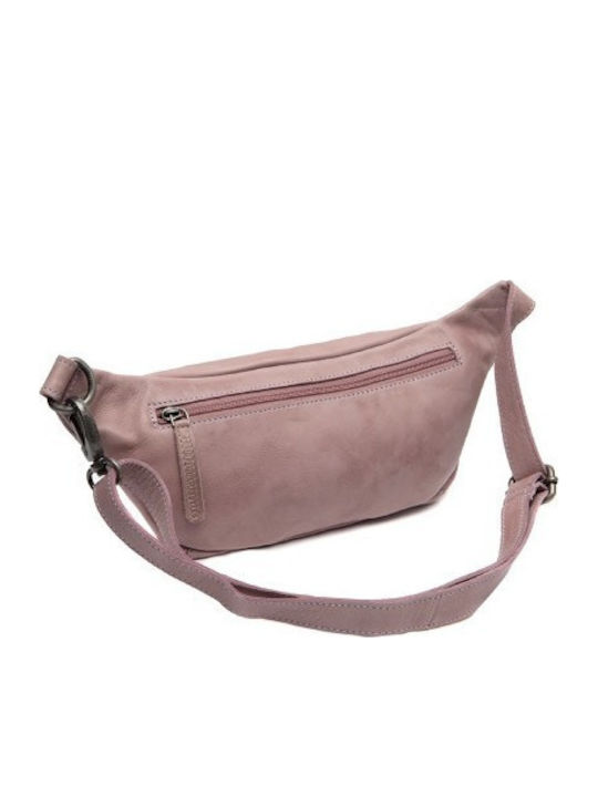 Leather Bum Bag Pink
