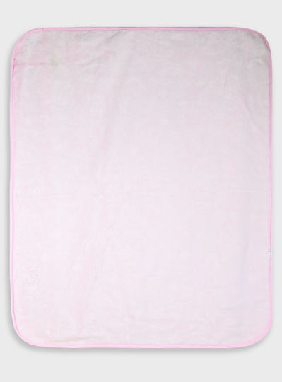 Energiers Samt Babydecke Ecru 100x120cm