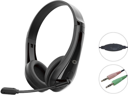 Conceptronic On Ear Multimedia Ακουστικά με μικρόφωνο και σύνδεση 3.5mm Jack POLONA06B3T