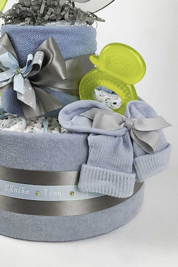 Zweistöckige Windeltorte Baby Geschenksets