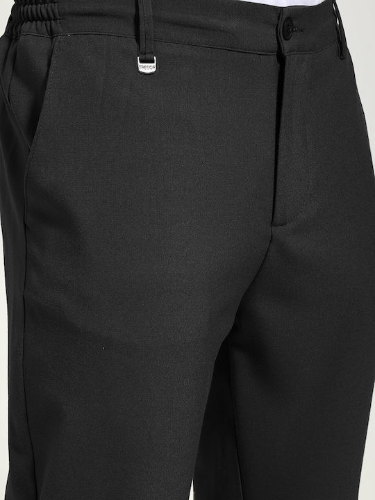 Elastische Herrenhose Schwarz