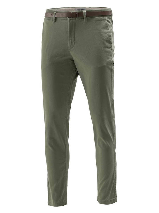 Herrenhosen Chino Elastisch in Slim Passform Grün