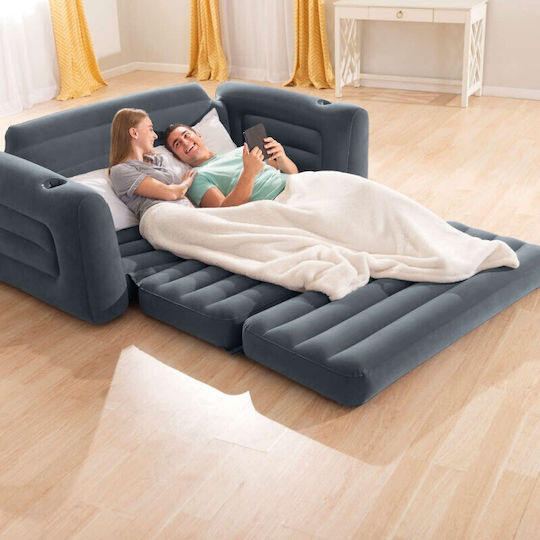 Intex Inflatable Sofa Gray 224x203cm