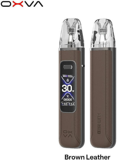 Oxva Xlim Pro 3 Kit de poduri 2ml cu Baterie Încorporată 1500mAh Brown Leather