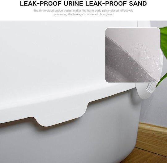 Animal Cat Toilet Closed with Sieve Gray L37 x W35cm