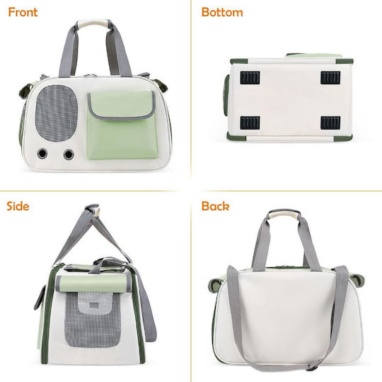 Animal Dog/Cat Carrying Beige Handbag for 5kg Pets L39xW32xH25cm