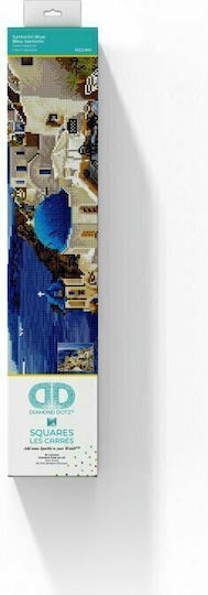 Diamond Dotz Santorini Blue Pânză Diamond Painting Kit DQ12.004
