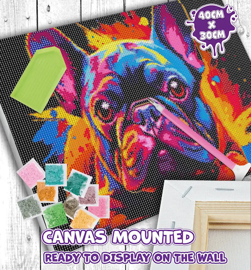Splat Planet Diamond Painting Canvas Kit