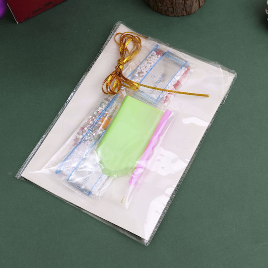 Diy Christmas Series Hanging Decorations Rhinestone Paper 10 Pieces