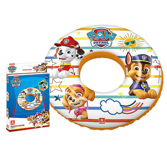 Mondo Kids' Swim Ring Paw Patrol with Diameter 50cm Orange