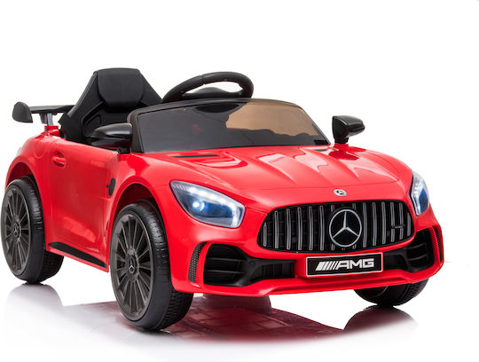Детска Електрическа Кола Едноместен с Дистанционно управление Лицензиран Mercedes Benz AMG 12 волта Червен