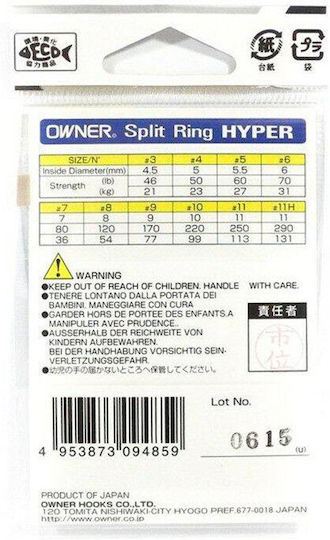 Owner Pro Parts Split Ring No8