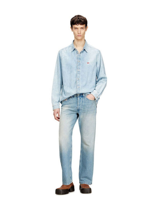 Men's Jeans Pants with Relaxed Fit Blue