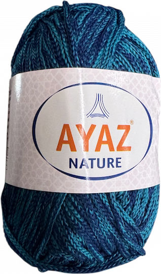 Ayaz Strickgarn 70 Meter Blau-Türkis