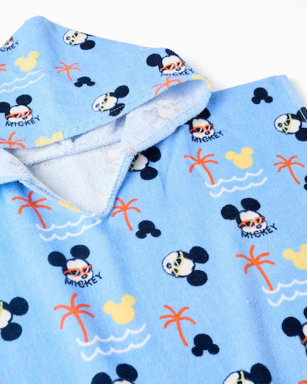 Zippy Poncho de Plajă Mickey Albastru Deschis 6-24 Luni