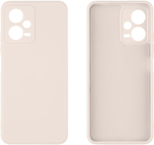 Obal:Me Back Cover Σιλικόνης Μπεζ (Redmi Note 12 5G)