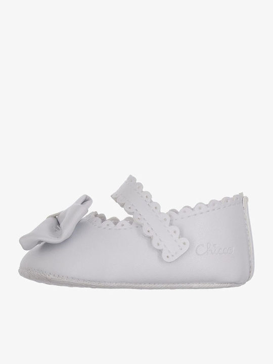Chicco Weiche Sohlenschuhe für Babys Weiß