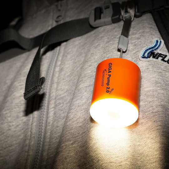 Aerogogo Giga Pump 2.0 Επαναφορτιζόμενη Ηλεκτρική Τρόμπα για Φουσκωτά Πορτοκαλί Led