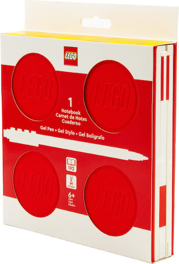 LEGO Desk Set with Notebook and Pen 1pcs