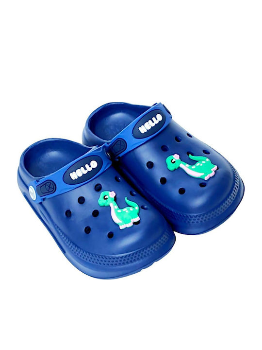 Kids Beach Clogs Blue