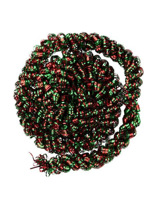 Christmas Tinsel Model Tinsel Color Green Red Dimensions 3m X 5cm Material Plastic