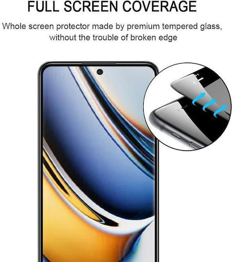 3D Full Face Tempered Glass 25τμχ (Realme 11 Pro / 11 Pro+)