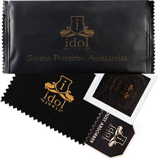 Idol 1991 0.25mm Full Glue Tempered Glass Black Galaxy S21 FE 5G