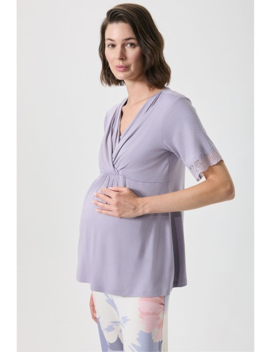Catherine's Maternity Pajama Set Violet
