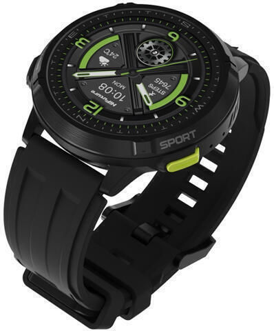 HiFuture Mix 3 Stainless Steel Smartwatch with Heart Rate Monitor (Black)
