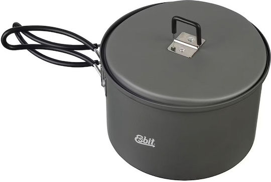 Arzător cu Cartuș Esbit Cookset cu Alcool Oală 1.5 L Aluminiu Negru