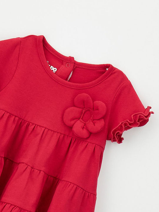 Girls Dress Knitted Strawberry Pink