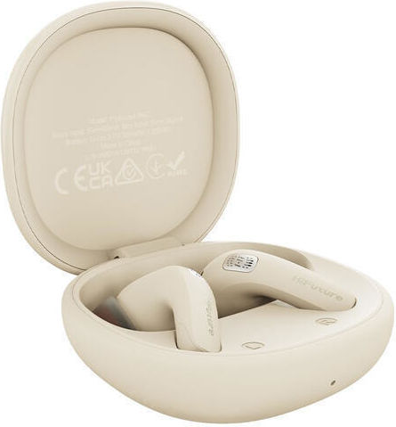 HiFuture FlyBuds 4 Bluetooth Handsfree Ακουστικά Μπεζ