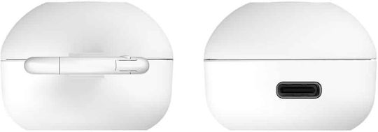 3MK FlowBuds 6.0 Bluetooth Handsfree Ακουστικά με Θήκη Φόρτισης Λευκά