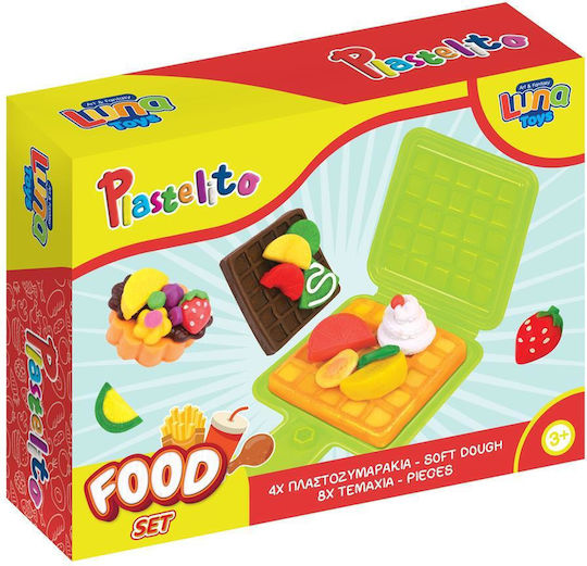 Luna Plasticine Play Food for 3+ Years 5 Pieces