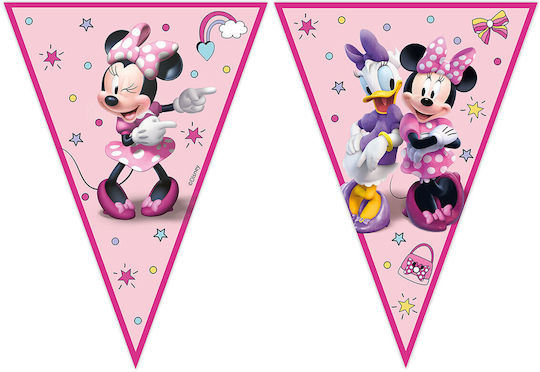 Minnie Junior Triangular Paper Flags 1pc