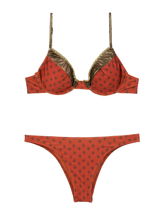 Γυναικείο Μαγιό Bikini Μπανέλα Boho-chic Ταμπά Γυναικείο Μαγιό Bikini Μπανέλα Boho-chic Ταμπά