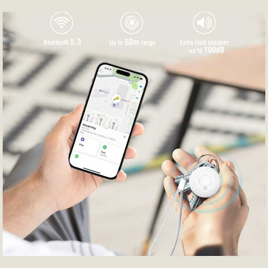 4Smarts SkyTag Duos Apple Find My & Google Find Hub White 4 Pieces