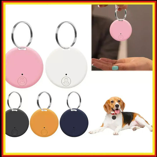 Mini Round Bluetooth Tracker Πορτοκαλί