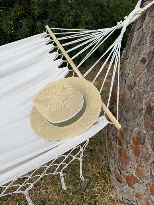 Achilleas Accessories Women's Wicker Hat Beige