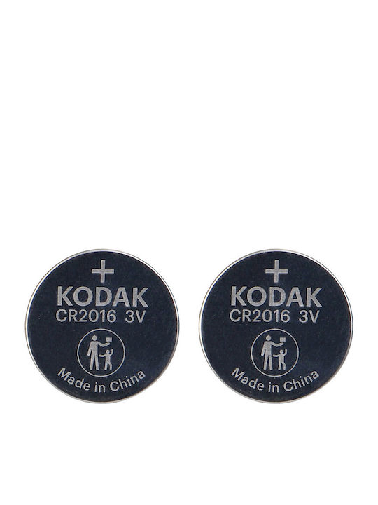 Kodak Max Lithium Μπαταρίες Ρολογιών CR2016 3V 2τμχ