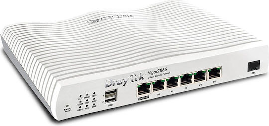 Draytek Vigor 2866L Ασύρματο Router με 5 Θύρες